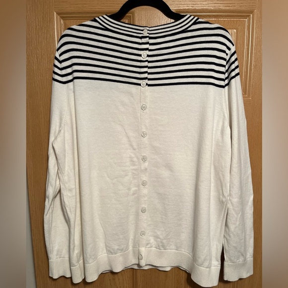 Talbots Button Back Heart Sweater - Picture 10 of 12